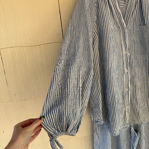 Aerie Daybreak Button Down and Trouser Set - Picture 4 of 9